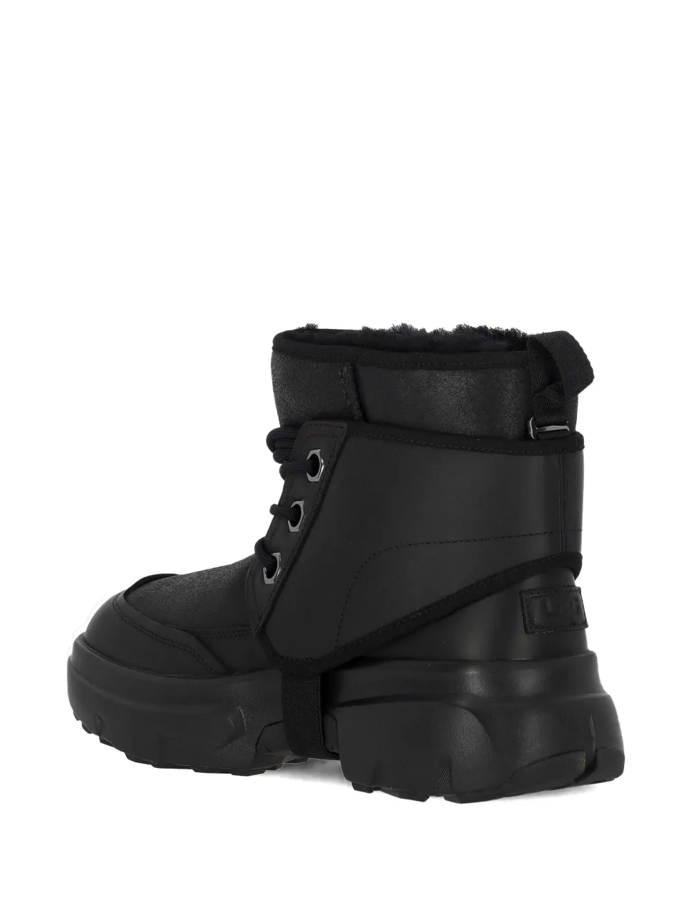 UGG Leren wandellaarzen Zwart