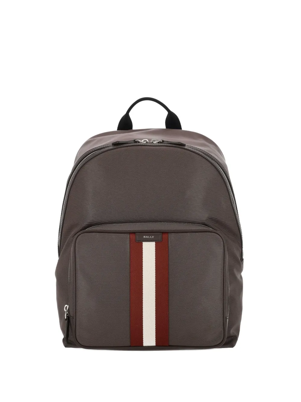 Bally zip striped backpack | Brown | Image 1