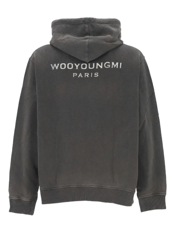 Wooyoungmi ロゴ パーカー | グレー | FARFETCH JP