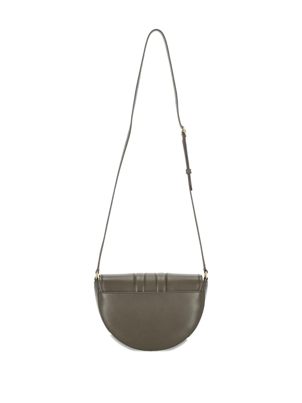 拼接皮质单肩包