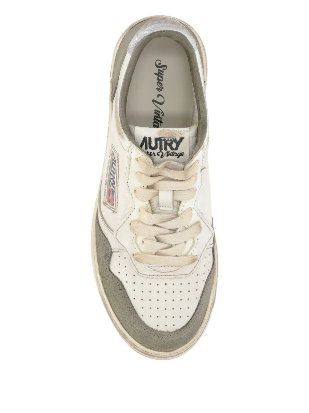 Autry Suède leren sneakers Beige