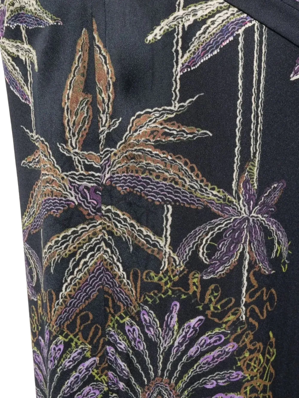 Forte Forte floral-print trousers - Blauw