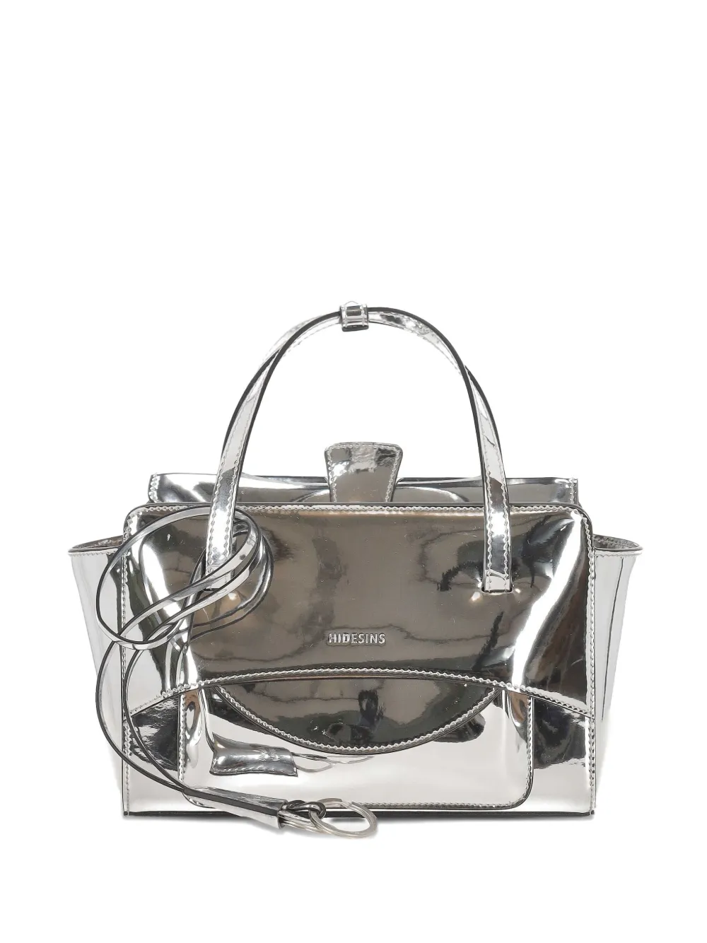 HIDESINS top handle shoulder bag | Silver | Image 1