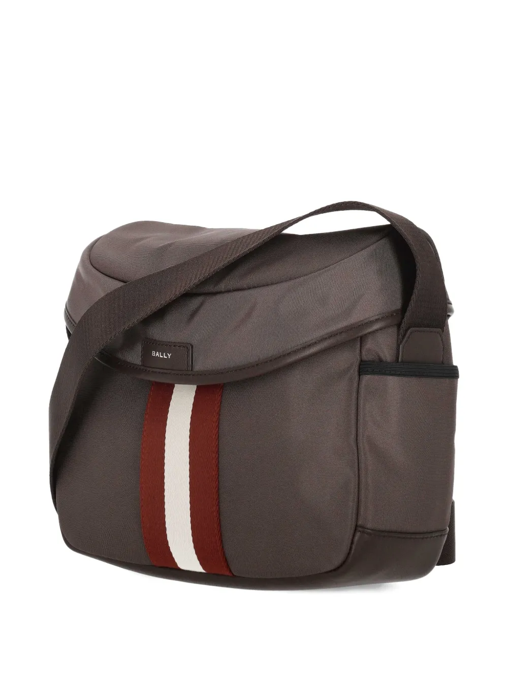Bally Gestreepte schoudertas Bruin