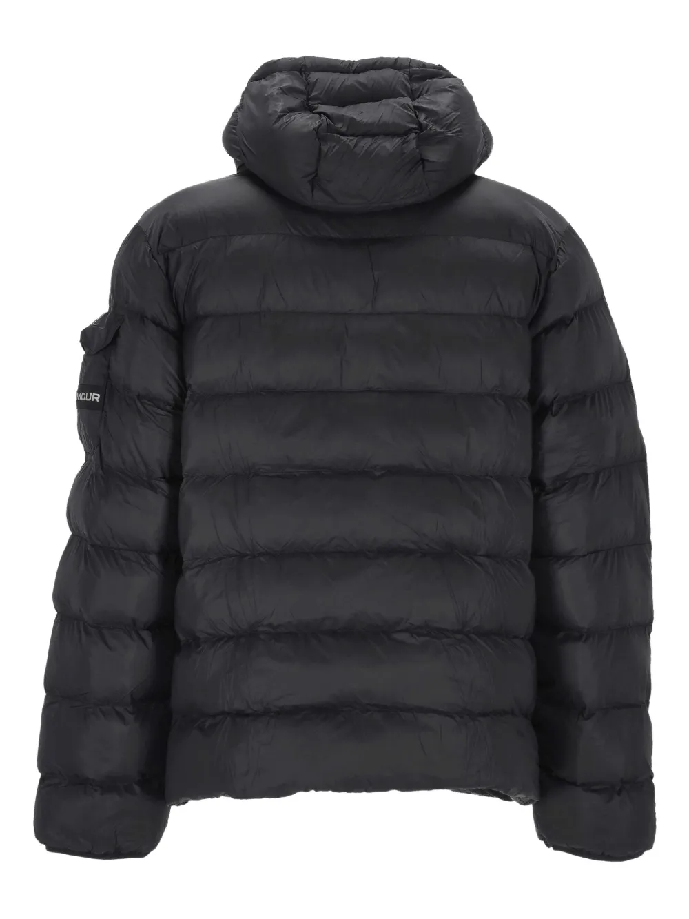 Under Armour Hooded Logo-detail Jacket In Black