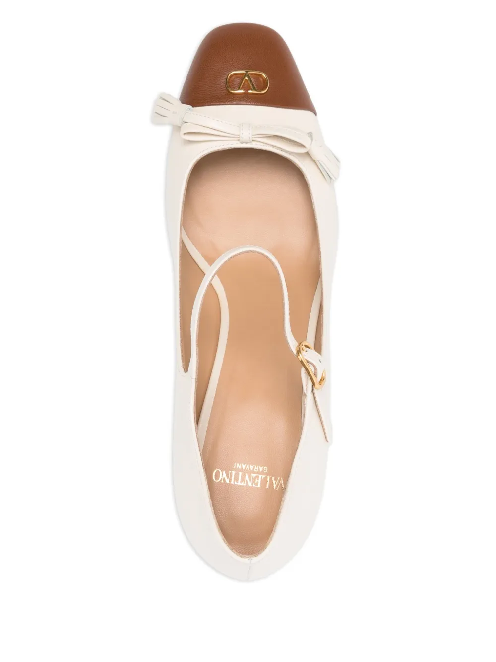 Valentino 60mm Tassel-detail Block-heel Pumps In White