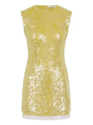 Rachel Gilbert Kaia Sequin Mini Dress | Neutrals | FARFETCH IE Rachel Gilbert Kaia Sequin Mini Dress | Neutrals | FARFETCH IE