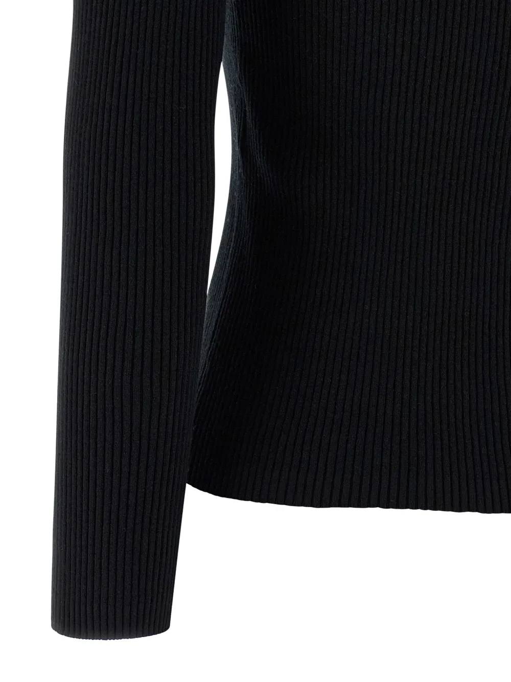 Maison Kitsuné Baby Fox-patch Button Cardigan In Black