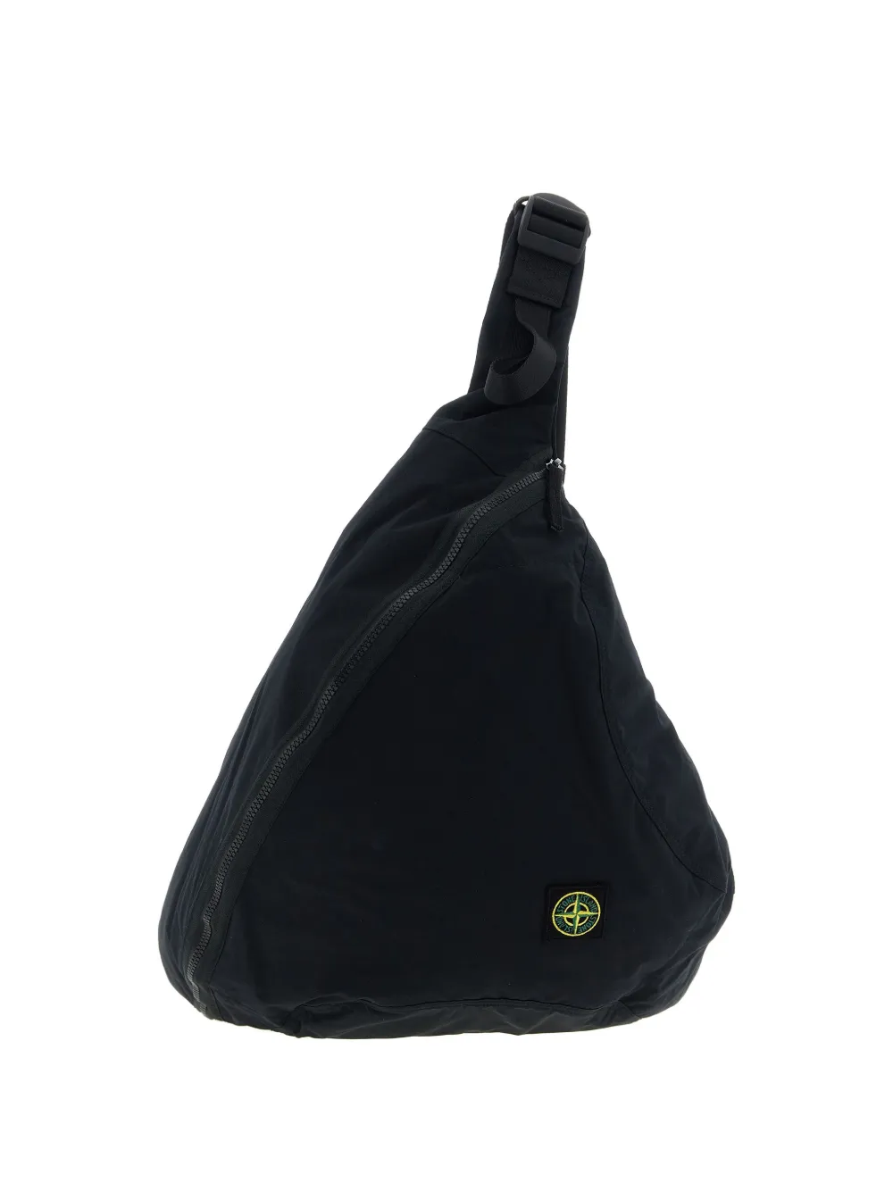 Stone Island crumpled one-shoulder backpack | negro | Image 1