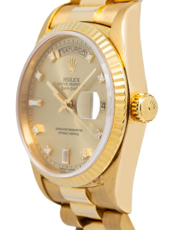 Rolex 18K Yellow Gold Day-Date 36mm | Gold | FARFETCH Rolex 18K Yellow Gold Day-Date 36mm | Gold | FARFETCH