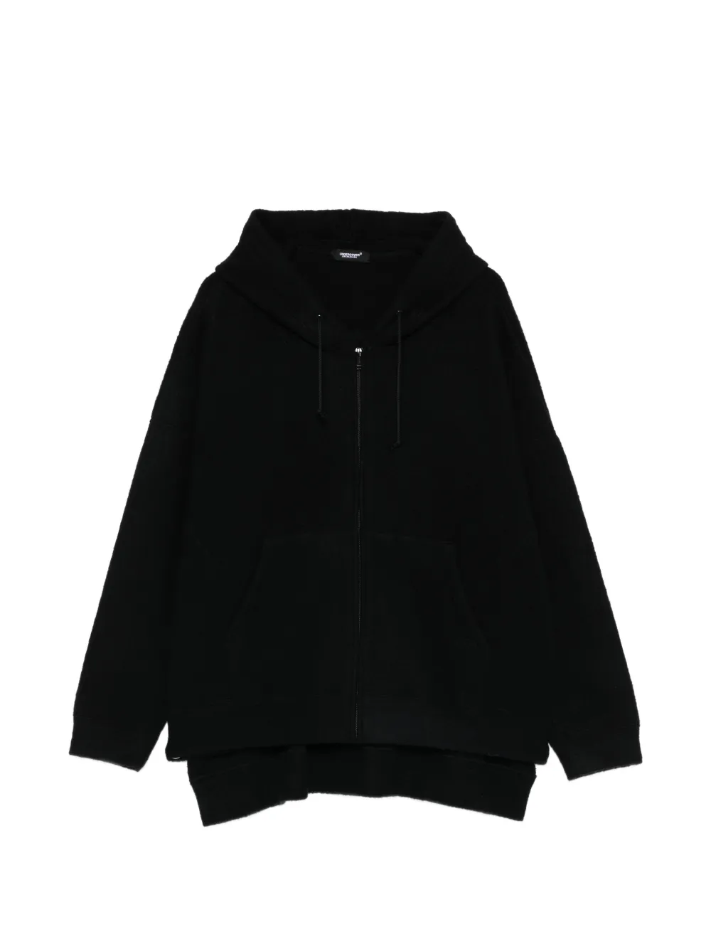 Undercover hooded zip hoodie - Black
