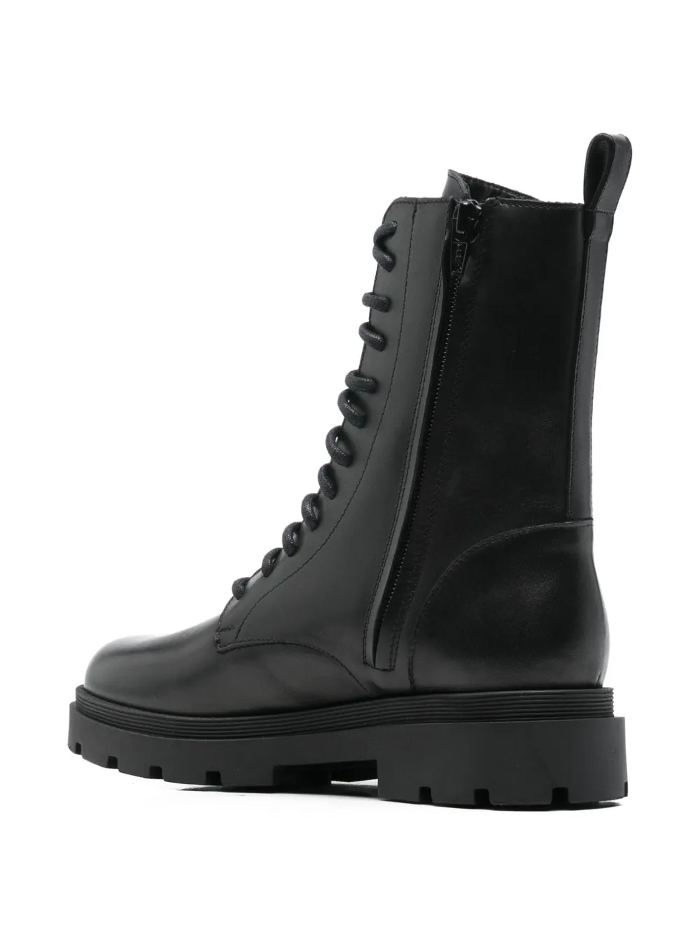 Fabio Rusconi 40 mm combat boots met veters Zwart