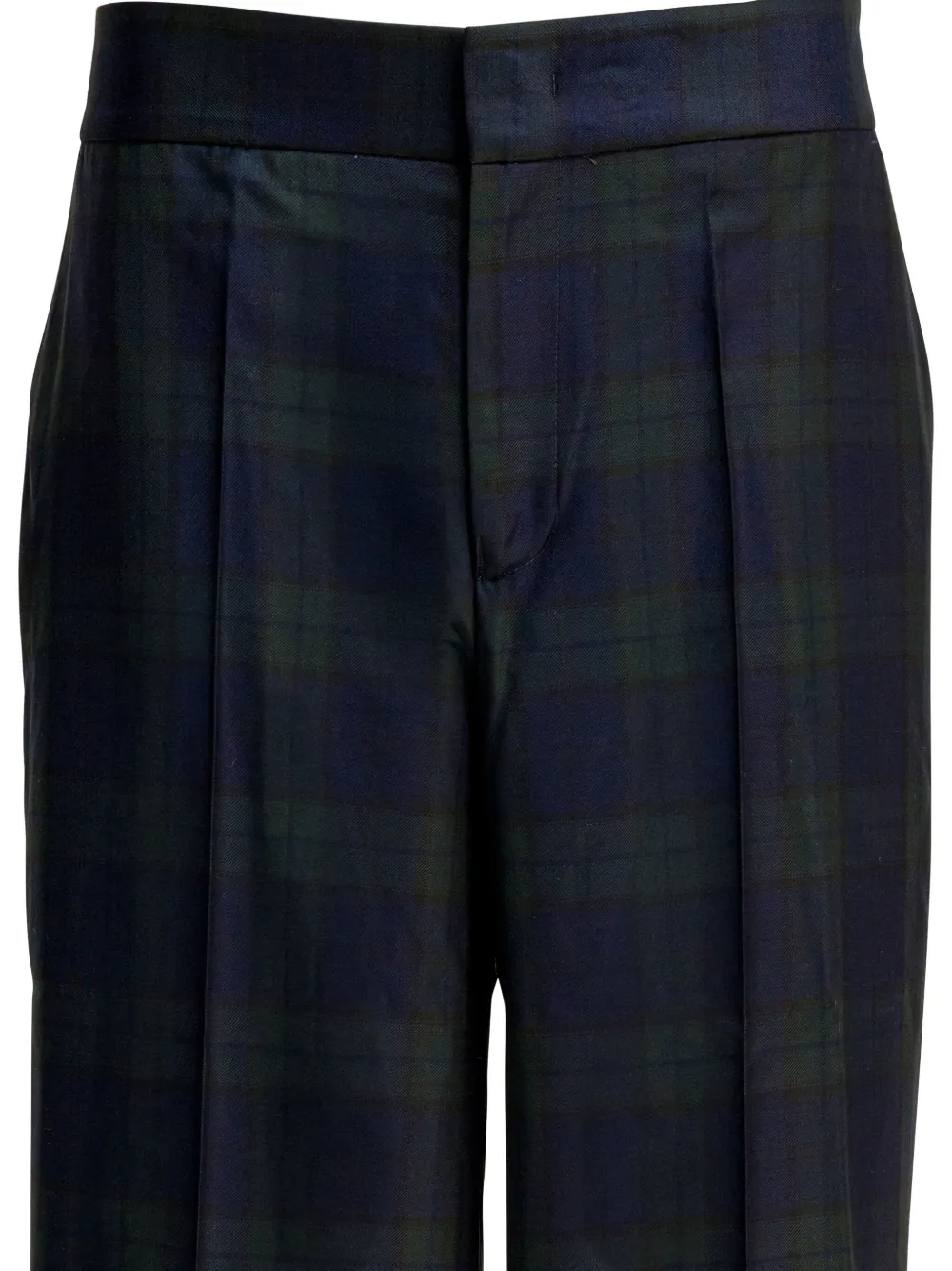 Sa Su Phi Plaid Trousers In Blue