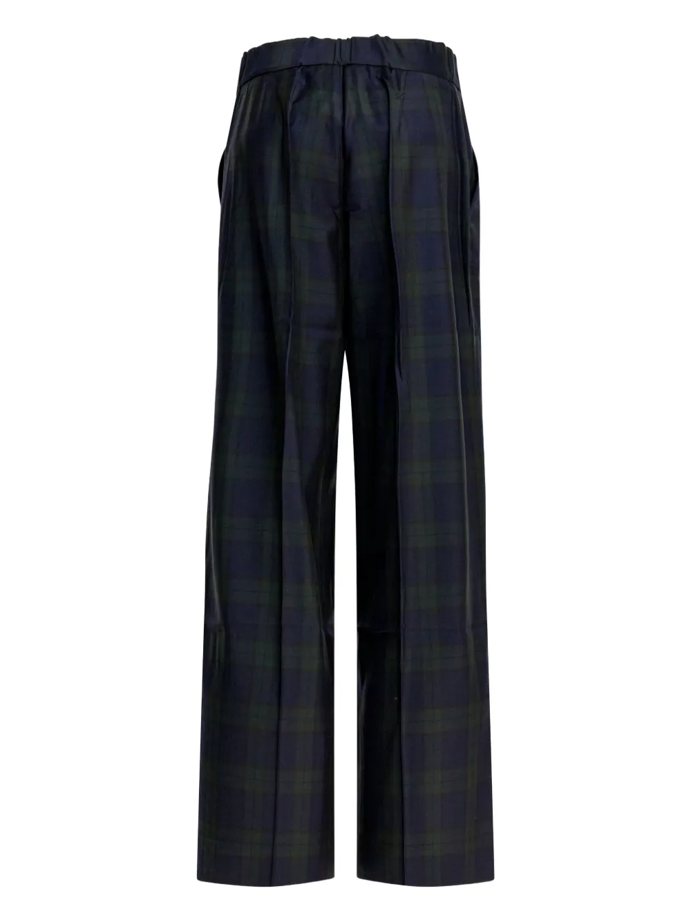 Sa Su Phi Plaid Trousers In Blue