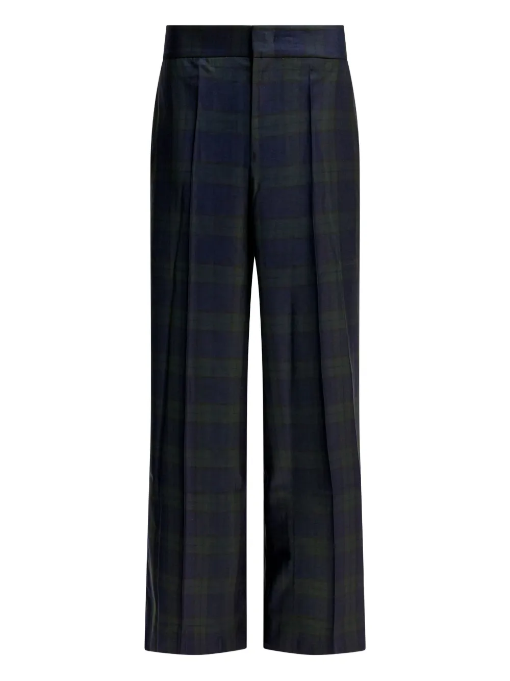 Sa Su Phi Plaid Trousers In Blue