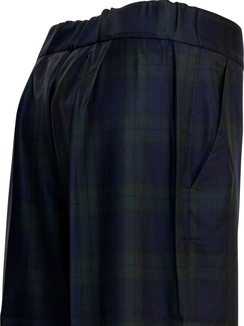 Sa Su Phi Plaid Trousers In Blue
