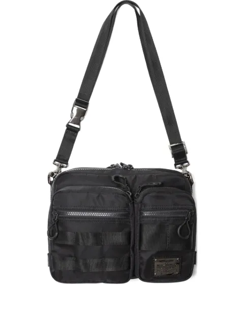 Makavelic zip detail shoulder bag