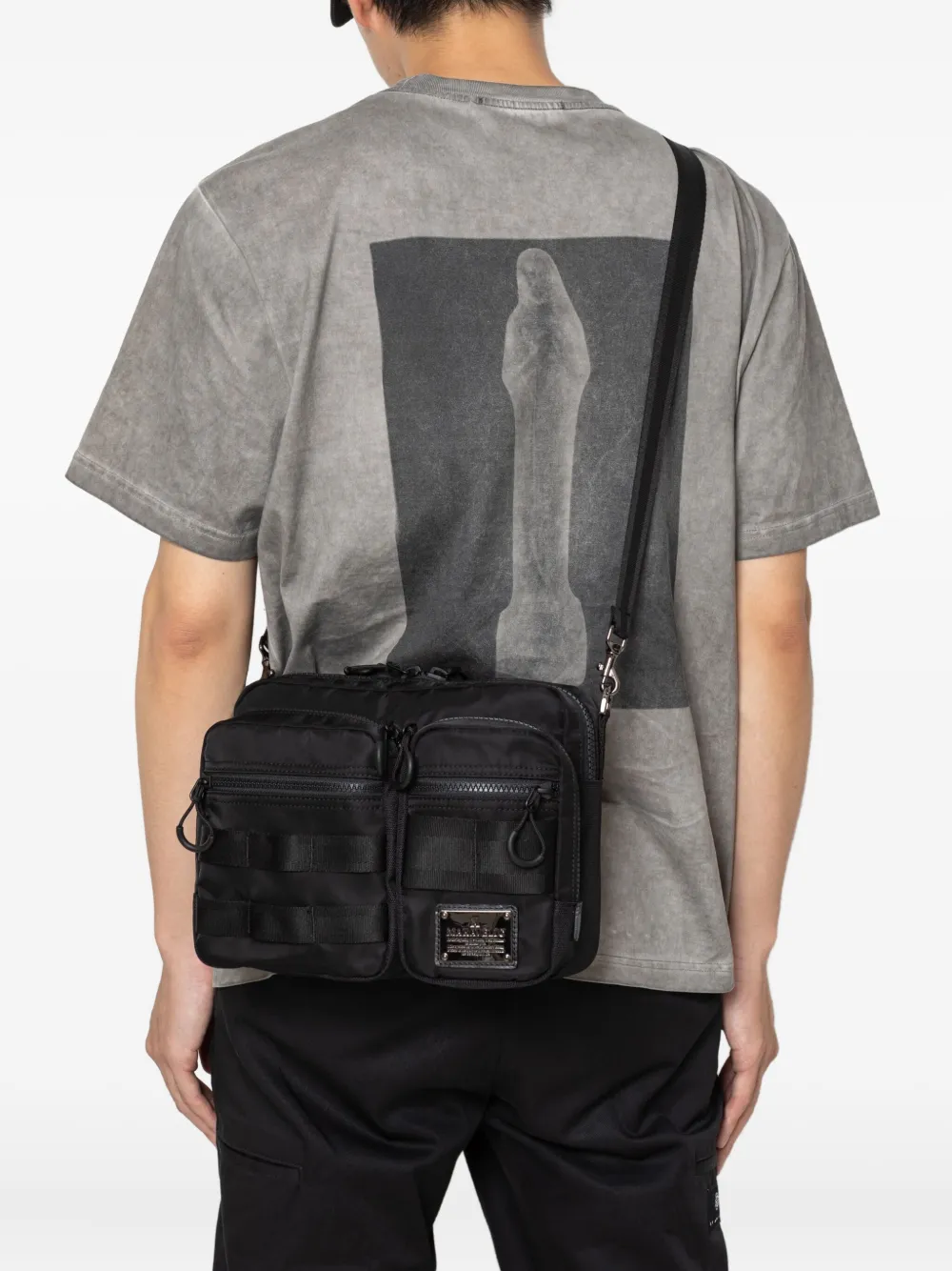 Makavelic zip detail shoulder bag | Men | Image 2