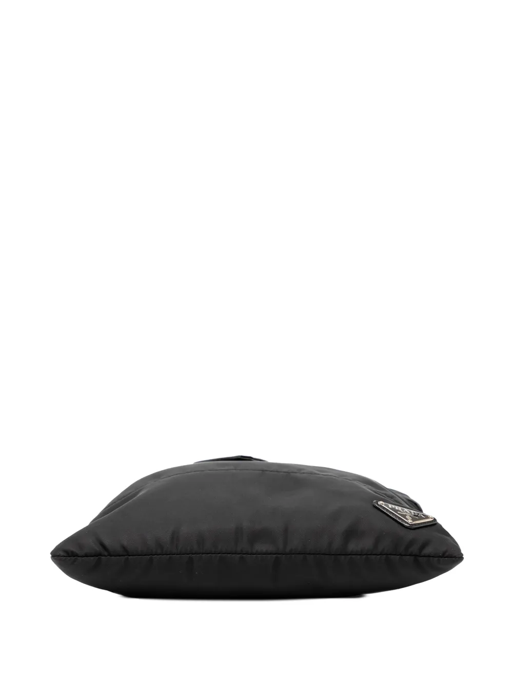 Pre-owned Prada 2013-2025 Tessuto Zip Top Crossbody Bag In Black