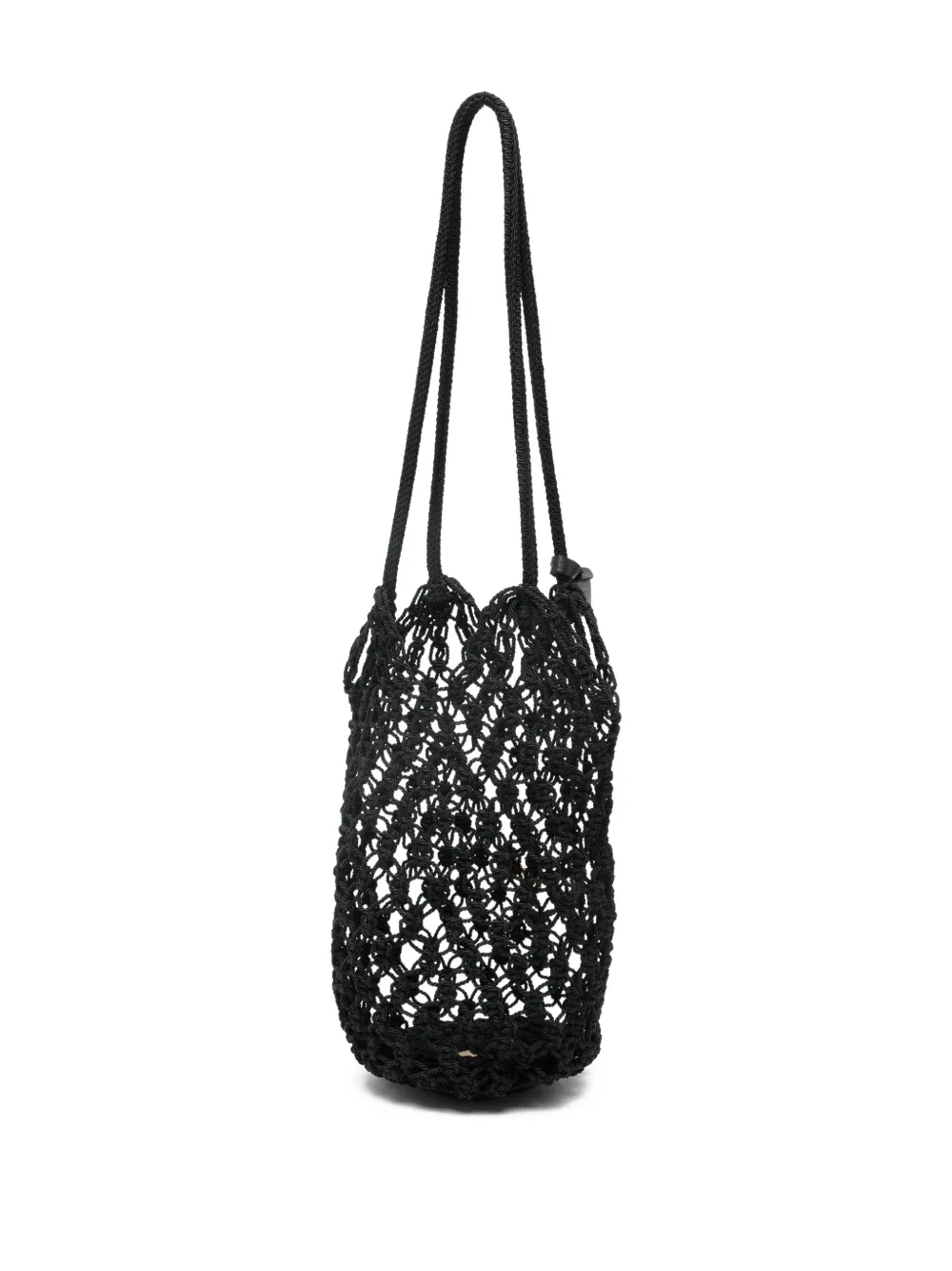 Saint Laurent Grote Cassandre schoudertas Zwart