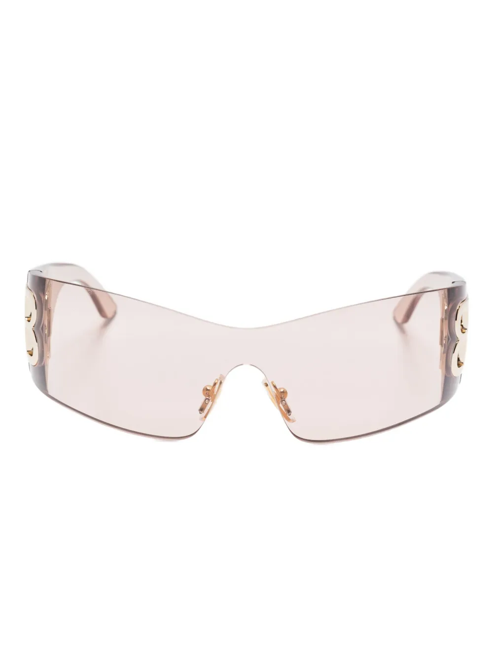 Balenciaga logo sunglasses - Rosa