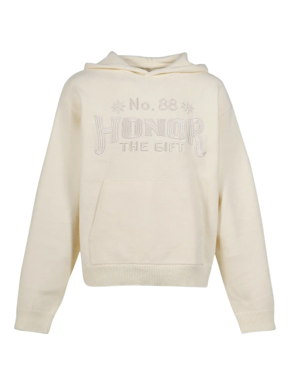 Honor The Gift embroidered hoodie - Neutrals