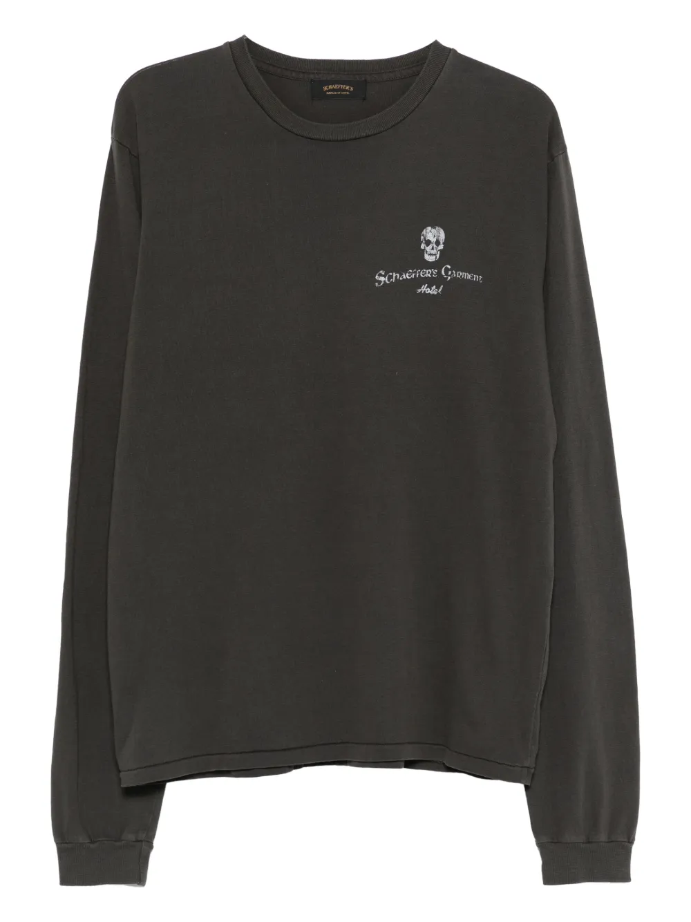 SCHAEFFER'S GARMENT HOTEL sudadera con calavera y estampado gráfico | gris | Image 1