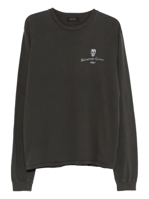 SCHAEFFER'S GARMENT HOTEL logo-print T-shirt