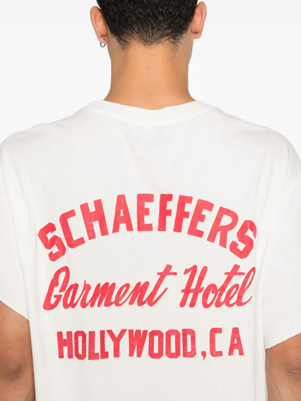 Schaeffer's Garment Hotel Sgh T-shirt In White