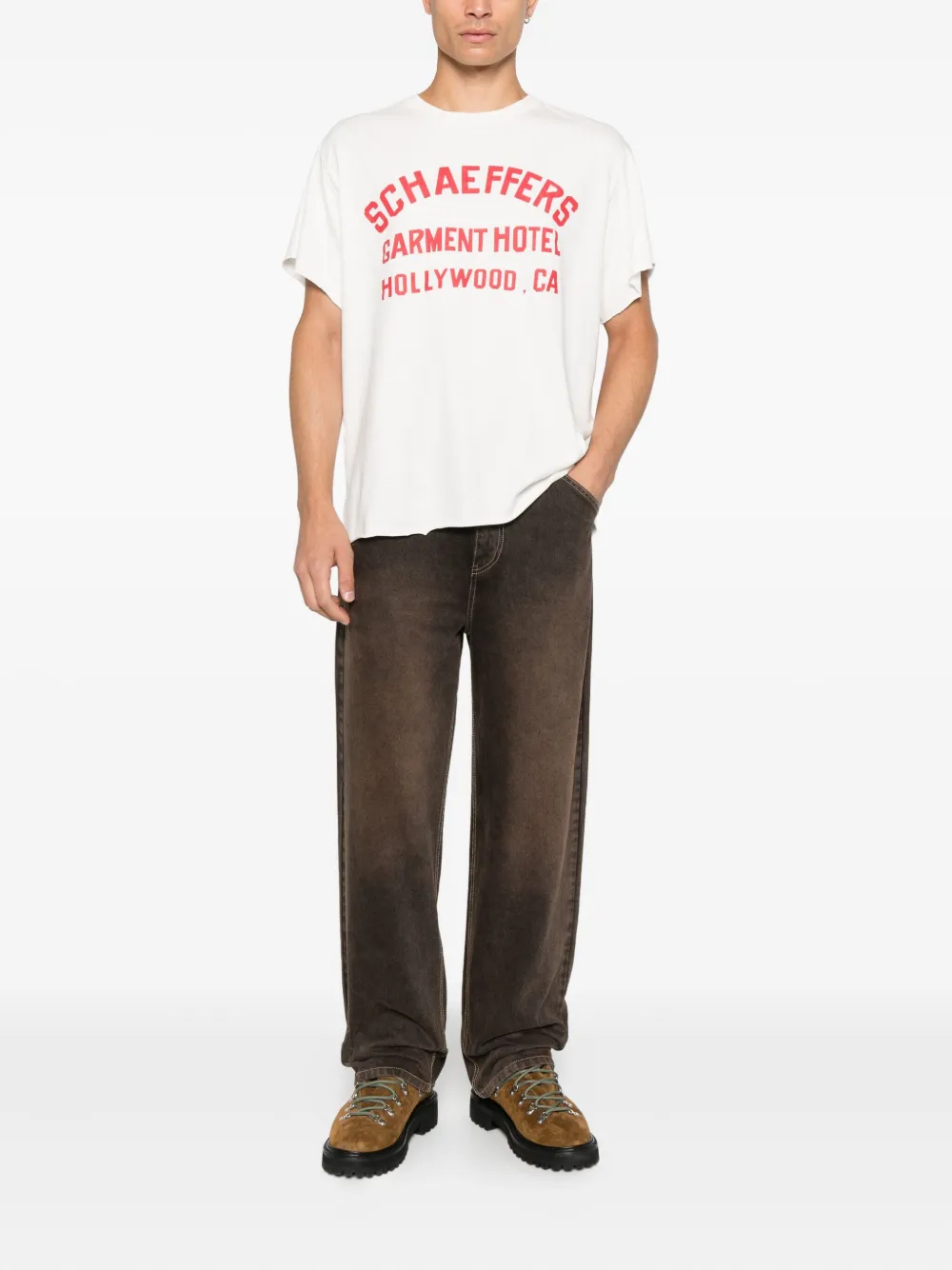 SCHAEFFER'S GARMENT HOTEL playera de algodón | Playeras | Image 2