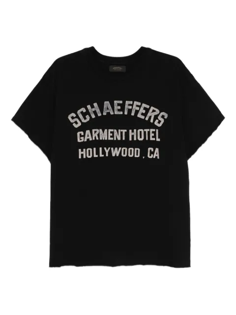 SCHAEFFER'S GARMENT HOTEL logo T-shirt