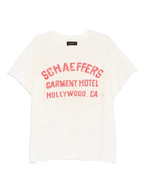 SCHAEFFER'S GARMENT HOTEL cotton T-Shirt