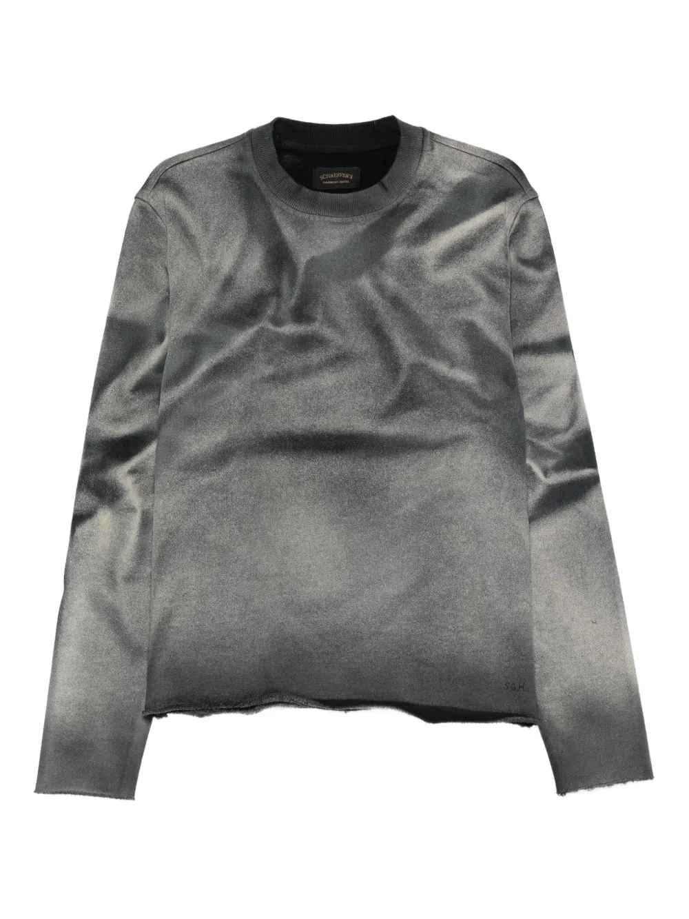 SCHAEFFER'S GARMENT HOTEL sudadera con dobladillo sin rematar | gris | Image 1