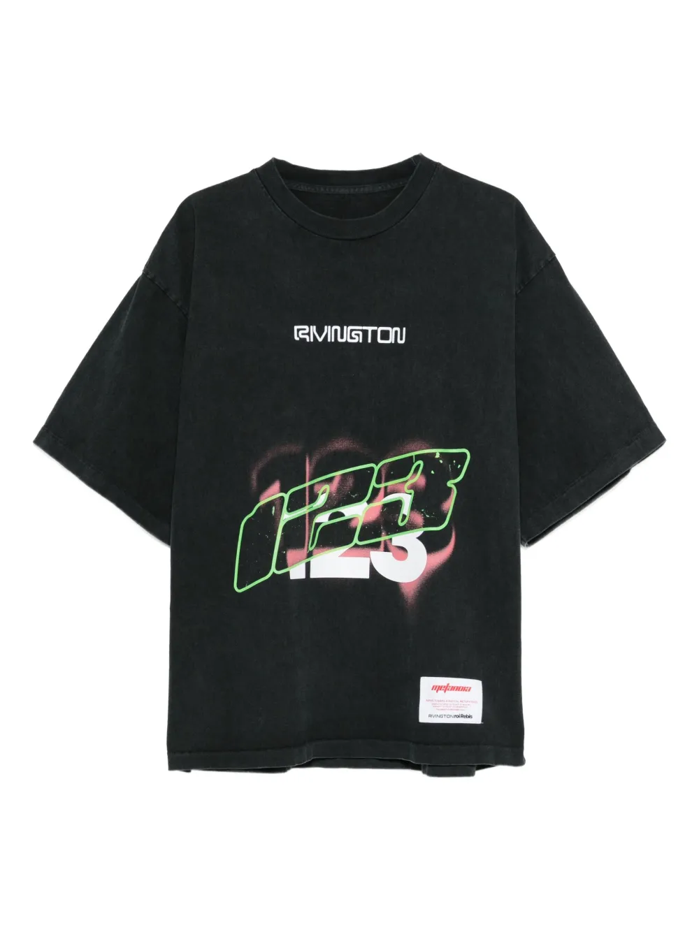 RIVINGTON ROI REBIS playera con logo gráfico | negro | Image 1