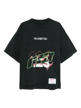 RIVINGTON ROI REBIS Logo Graphic T-shirt | Black | FARFETCH