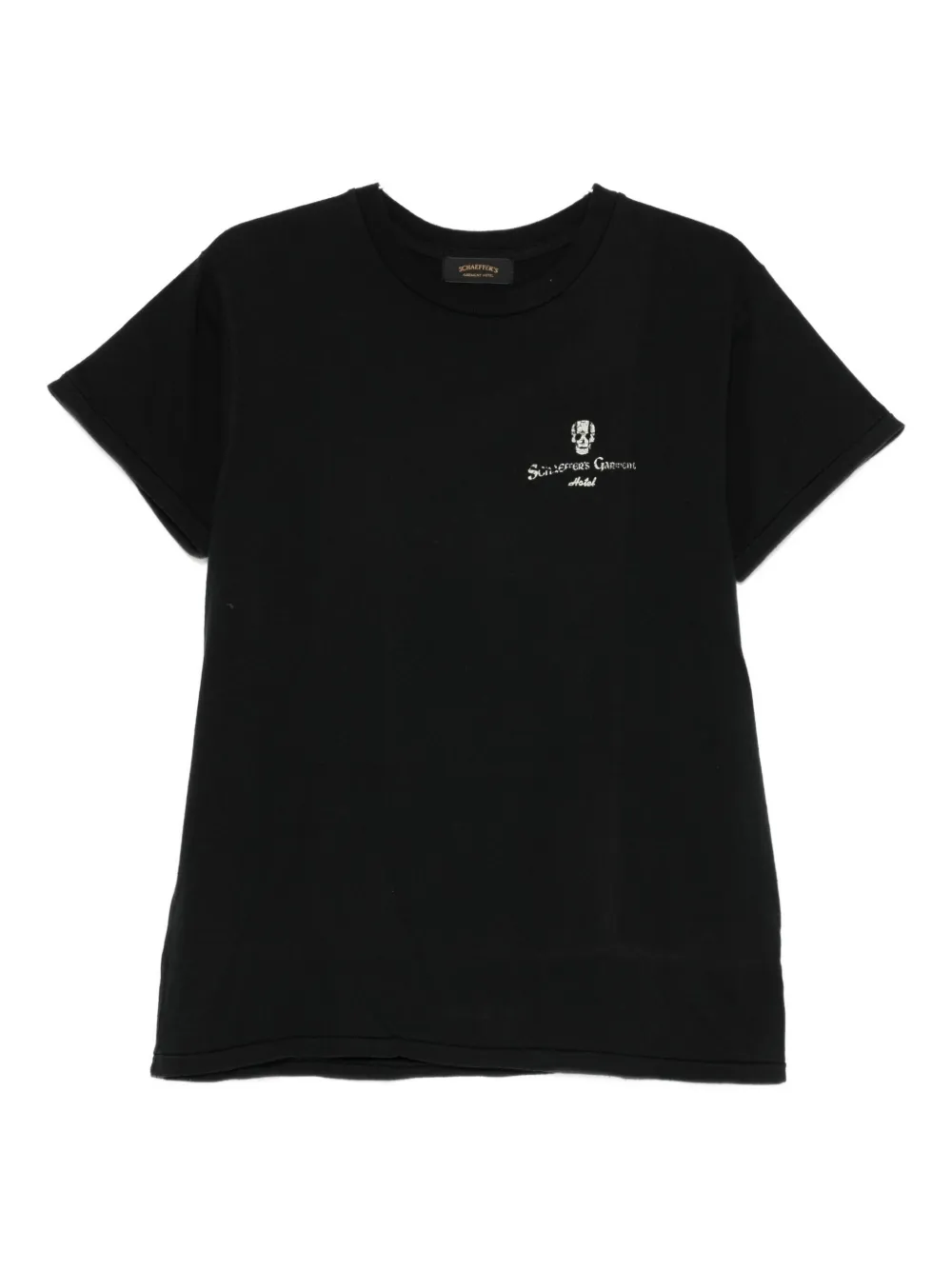 Schaeffer's Garment Hotel Round-neck T-shirt In Black