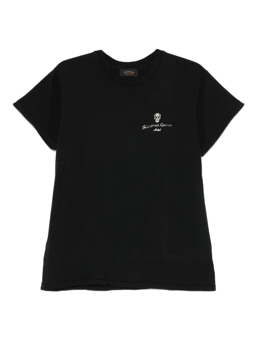 SCHAEFFER'S GARMENT HOTEL playera con cuello redondo | negro | Image 1