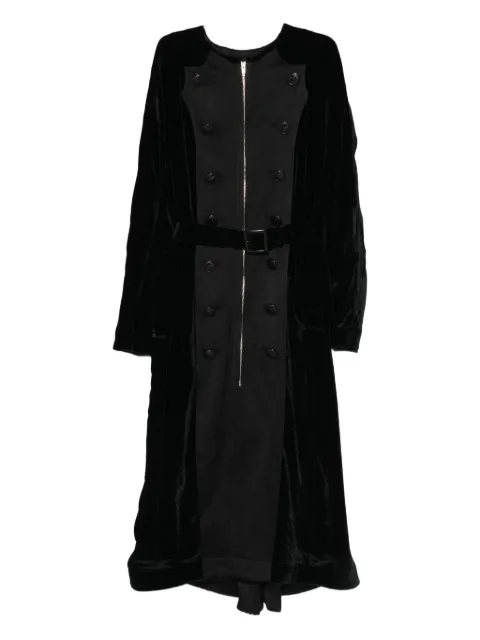 R13 Officer button belted coat
