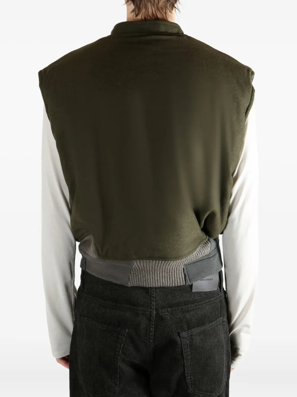 Magliano Zip-fastening Flap-pocket Vest In Green