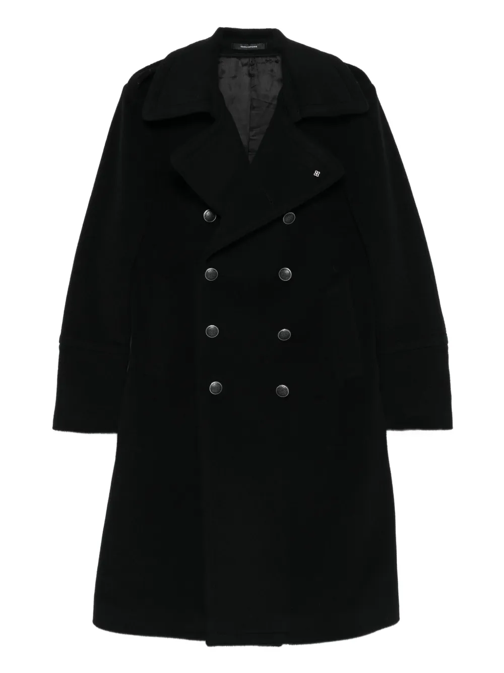 Tagliatore double-breasted coat | Black | Image 1