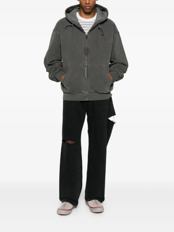 ICON DENIM Scott ダメージ デニム | ブラック | FARFETCH JP