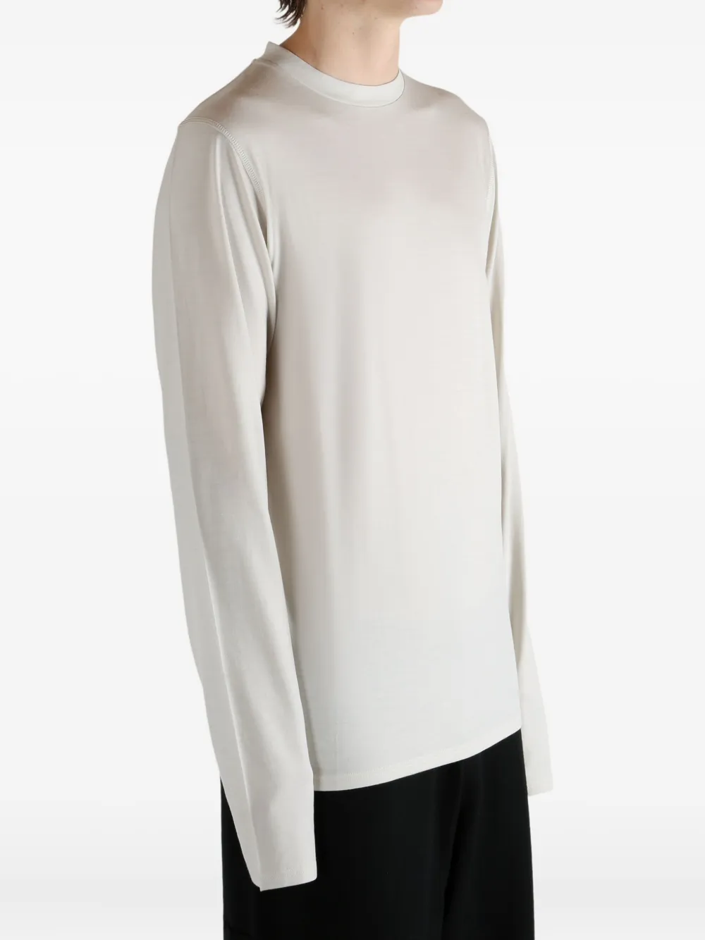  Rier Jersey Wool Top - Neutrals 