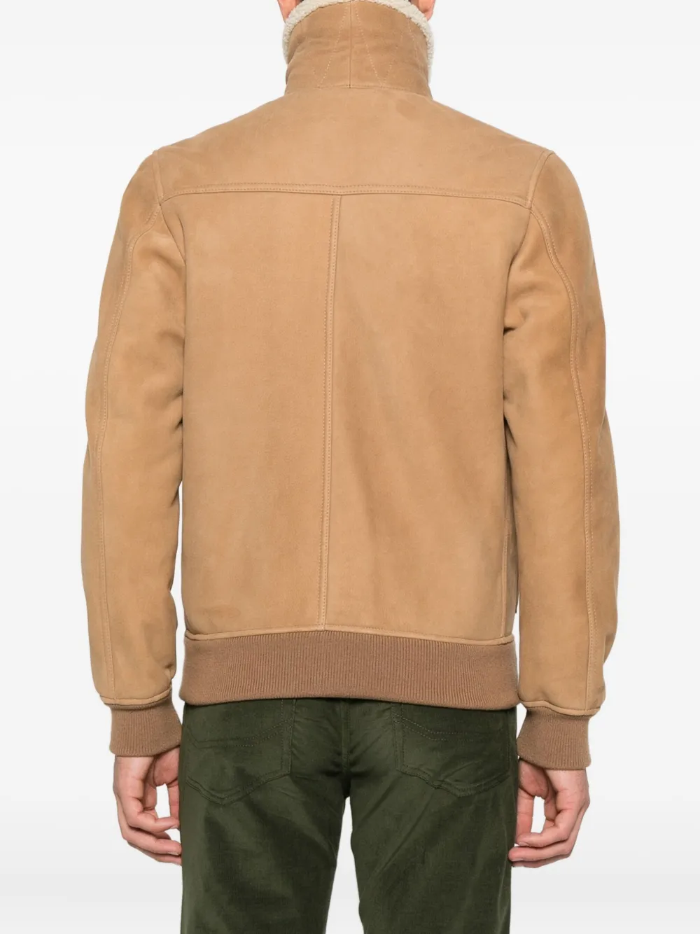 Moorer Fiano-me7 Montone Giubbo Coats Brown In Brown