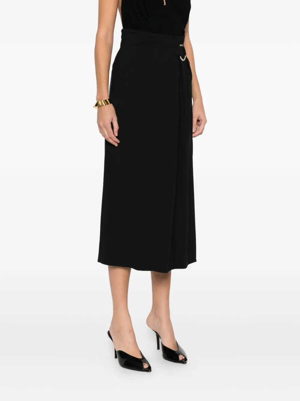 Carla G. Pleated Skirt In Black