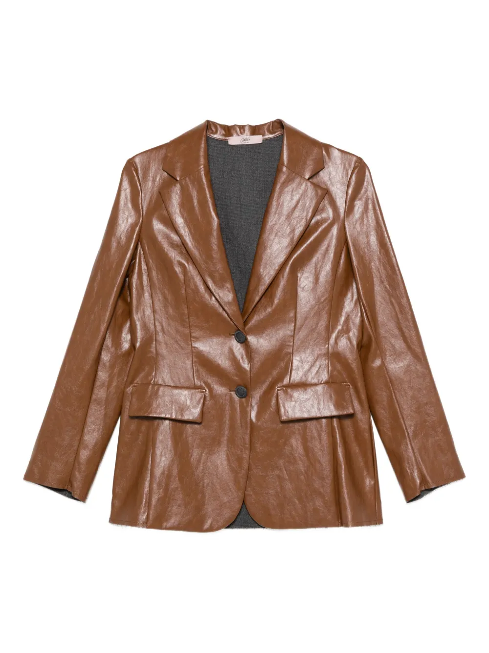 CARLA G. single-breasted jacket | Brown | Image 1