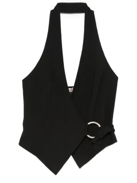CARLA G. chaleco con cuello halter