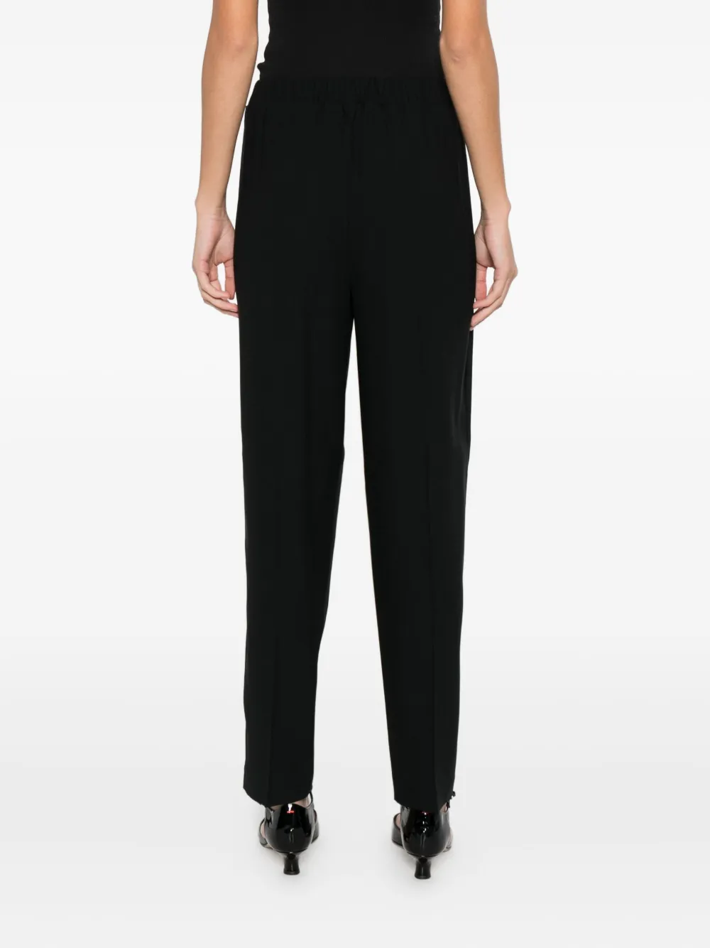 Carla G. Elasticated-waist Pants In Black
