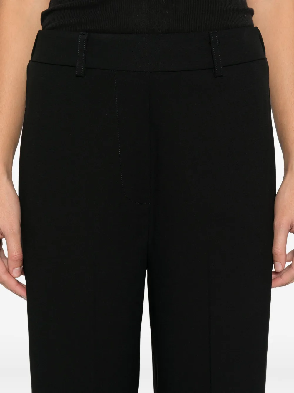 Carla G. Elasticated-waist Pants In Black