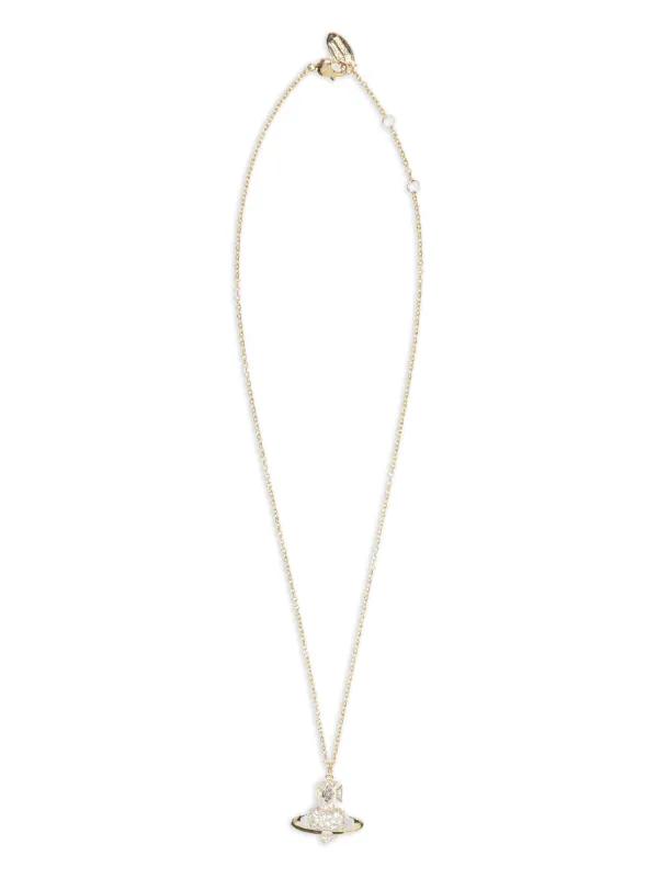 Vivienne Westwood Valentine's Agnatha Bas Pendant Necklace in Gold