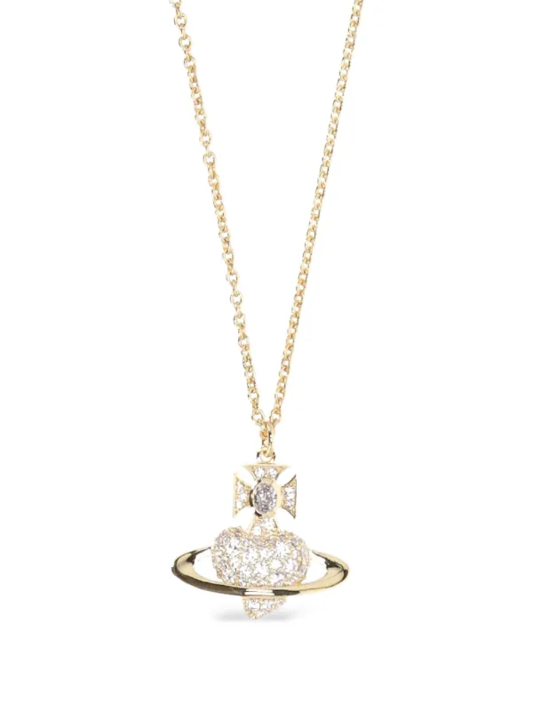 新品　ヴィヴィアン　GIGLIOLA SMALL PENDANT S GOLＤ Vivienne Westwood Valentine's Agnatha Bas Pendant Necklace | Gold